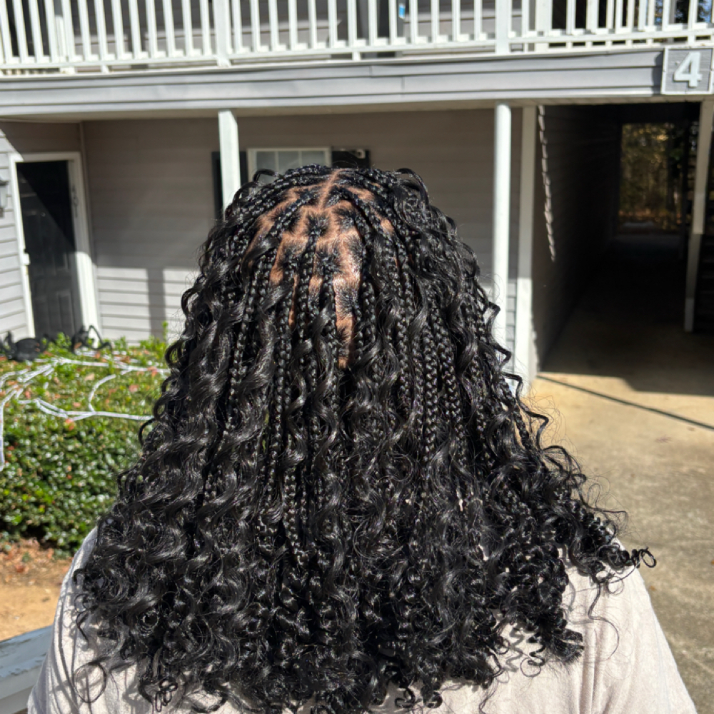 Shoulder Length Bohemian at Knotless By Mya in union city, GA