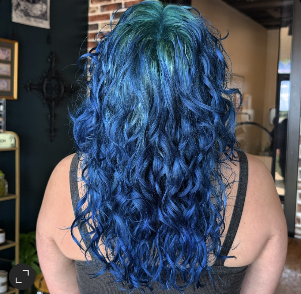 Full Vivid Transformation at Black Lamb Hair Artistry in Indianapolis, IN