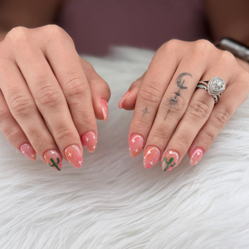 Detailed Nail Art at Jenn’s Nails Studio LLC in Owasso, OK