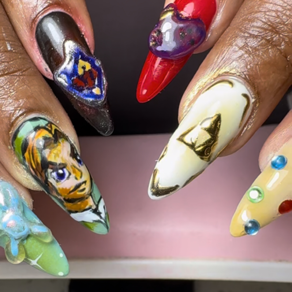 Artistry Nails (Detailed 3D) at emilyxartistry in Aurora, IL