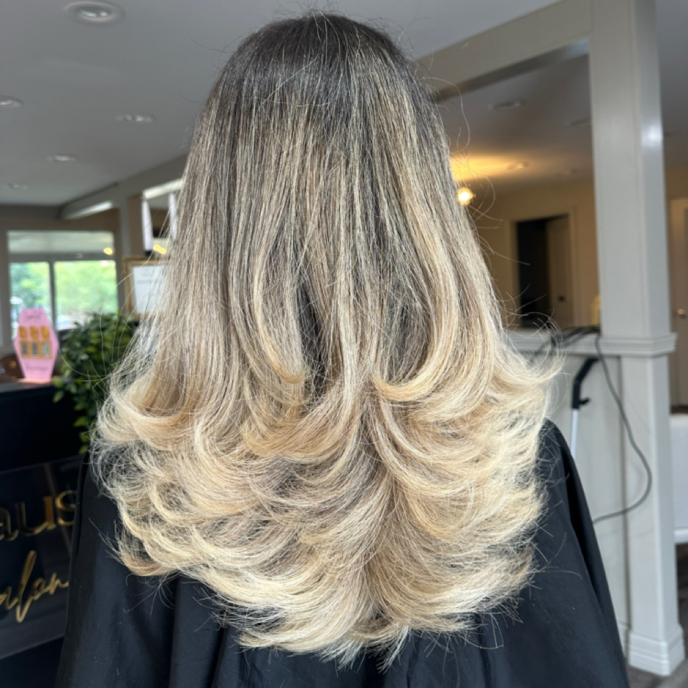Cut, Wash, Full Style at Jalysa Vela in Alice, TX