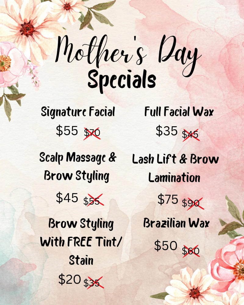 Mothers Day Specials