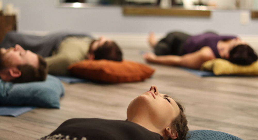 Group breathwork