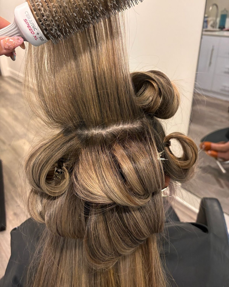 gloss | trim | blowout at Ella Marion in the woodlands, TX