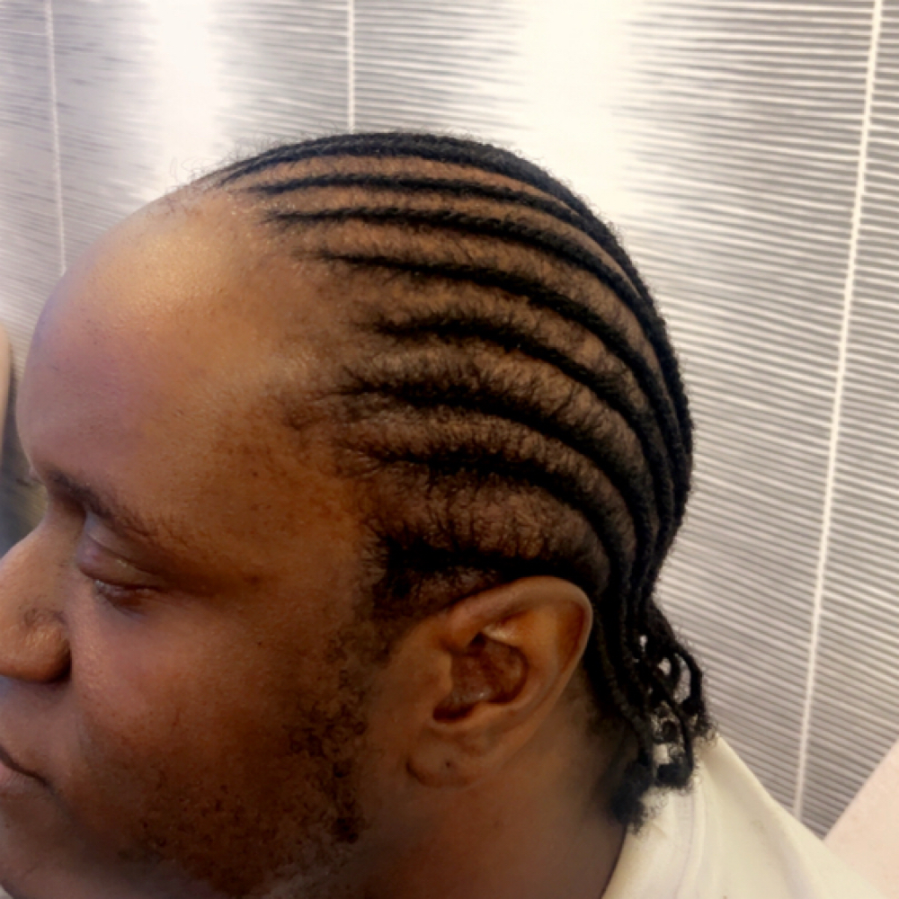 Men Cornrows Straight Back at G'Nels  Braids Studio in LYNNWOOD, WA