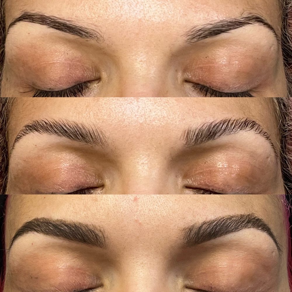 Brow Lamination + Wax & Tint