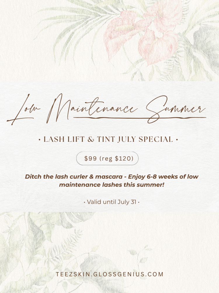 LASH LIFT & TINT JULY PROMO