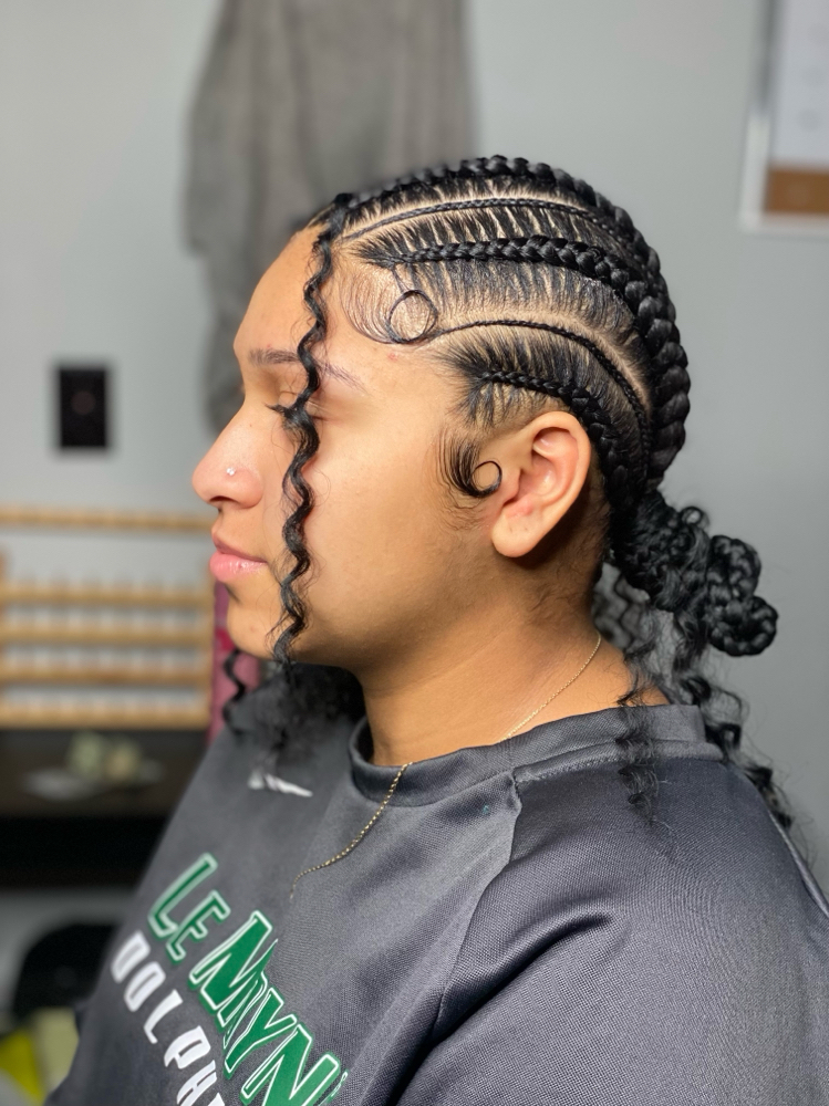 8-10 Straight backs