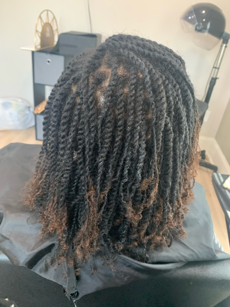 Micro Two Strand Twist Natural Hair