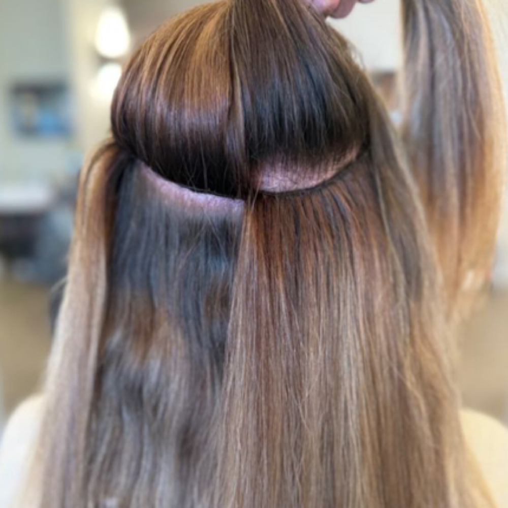 Invisble Bead Weft Method at LocalLuv Salon in Newark, DE