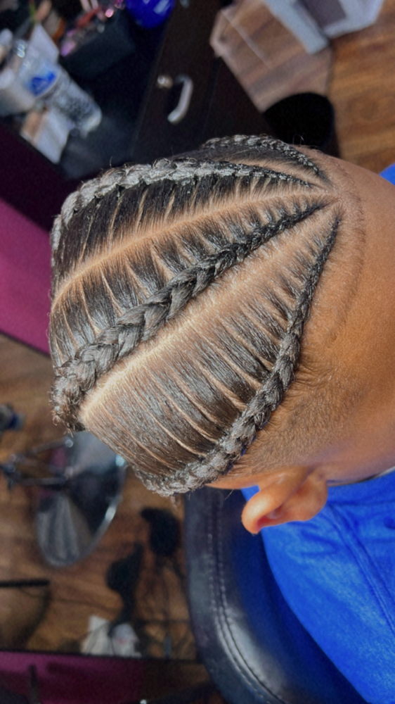 Men / Boys Four Stitch Braids