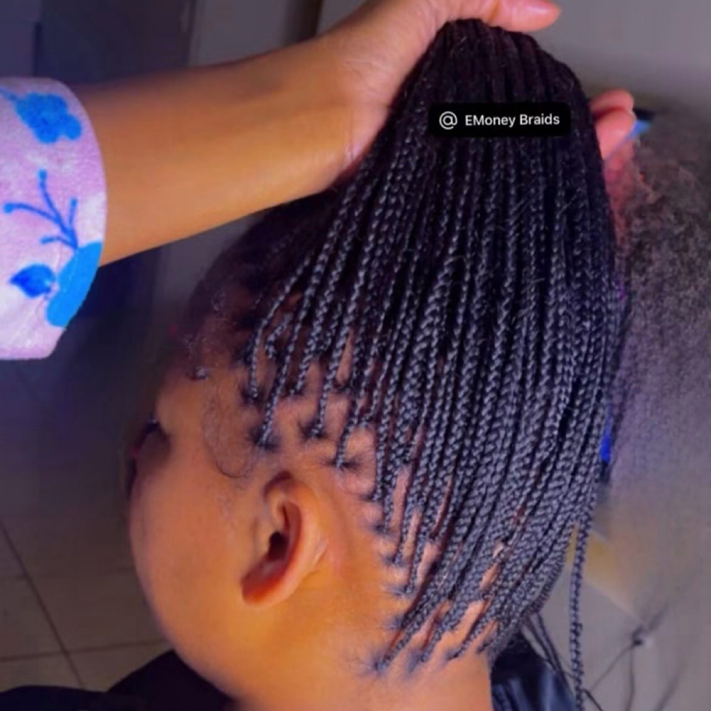 Xsmall Knotless Braids at E-Money Braidz in Memphis, TN