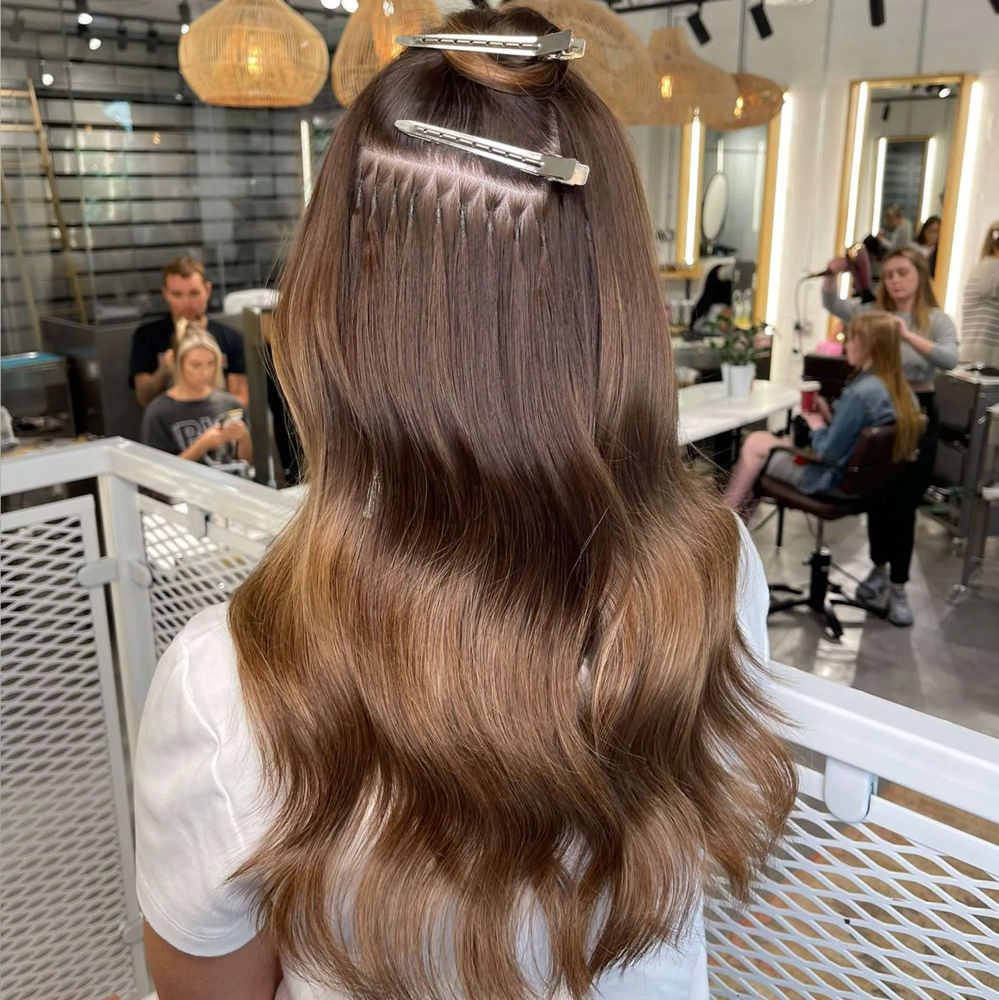 Extensions: micro ring at BEAUTIFUL GLOW SALON in La Mesa, CA