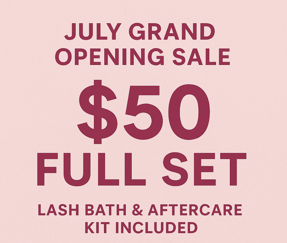 $50 July Grand Opening Sale🎉