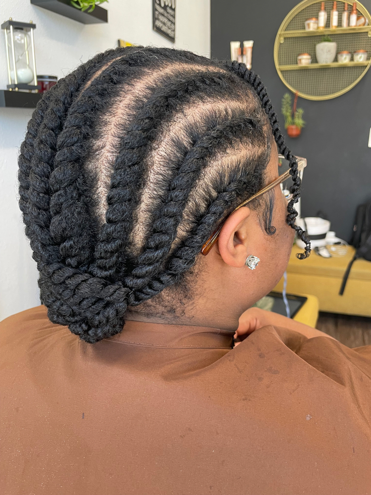 Flat Twists- Medium to Large