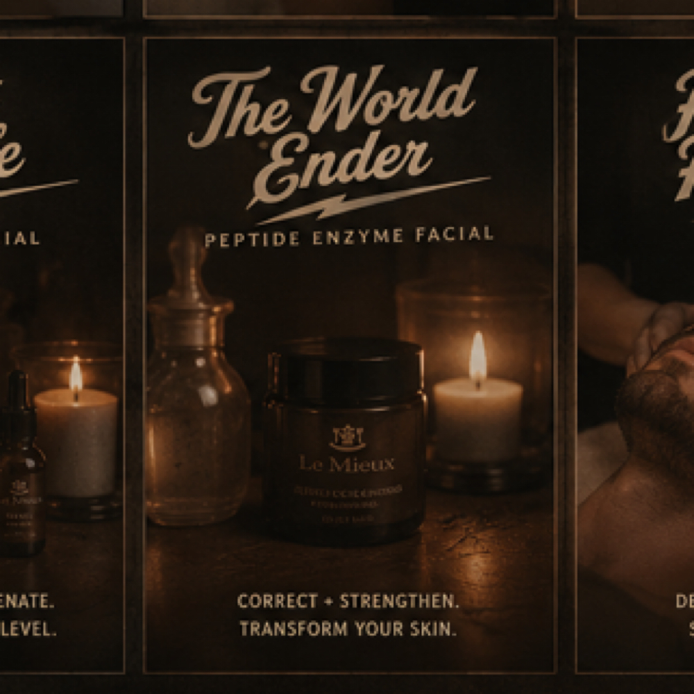 The World Ender (The Zombie Facial) at The White Brick Hair & Co., LLC in Petersburg, IN