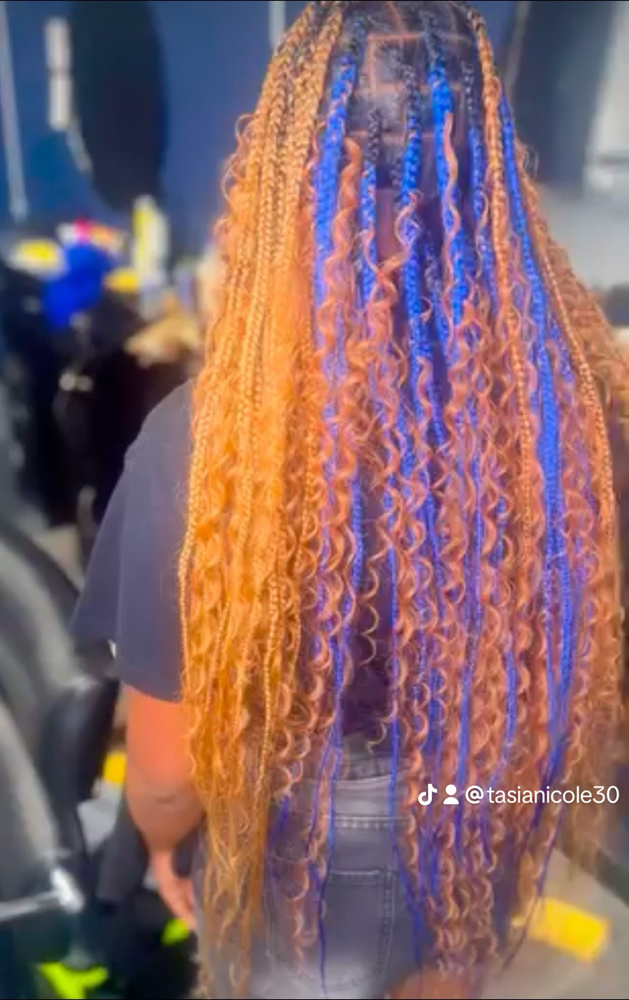 Medium Knotless Braids