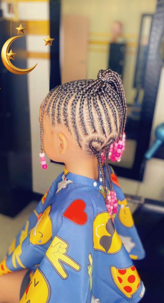 Kids Braid Style w/beads