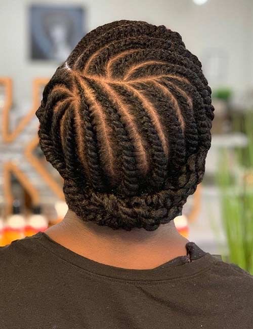 Two Strand Flat Twist / Cornrow