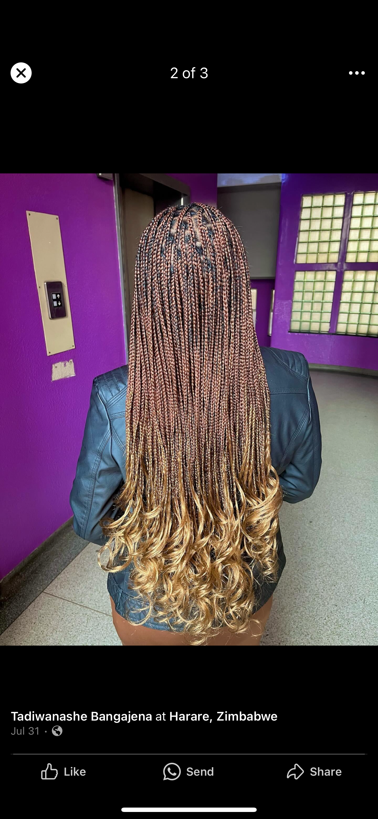SMEDIUM FRENCH CURL BRAIDS