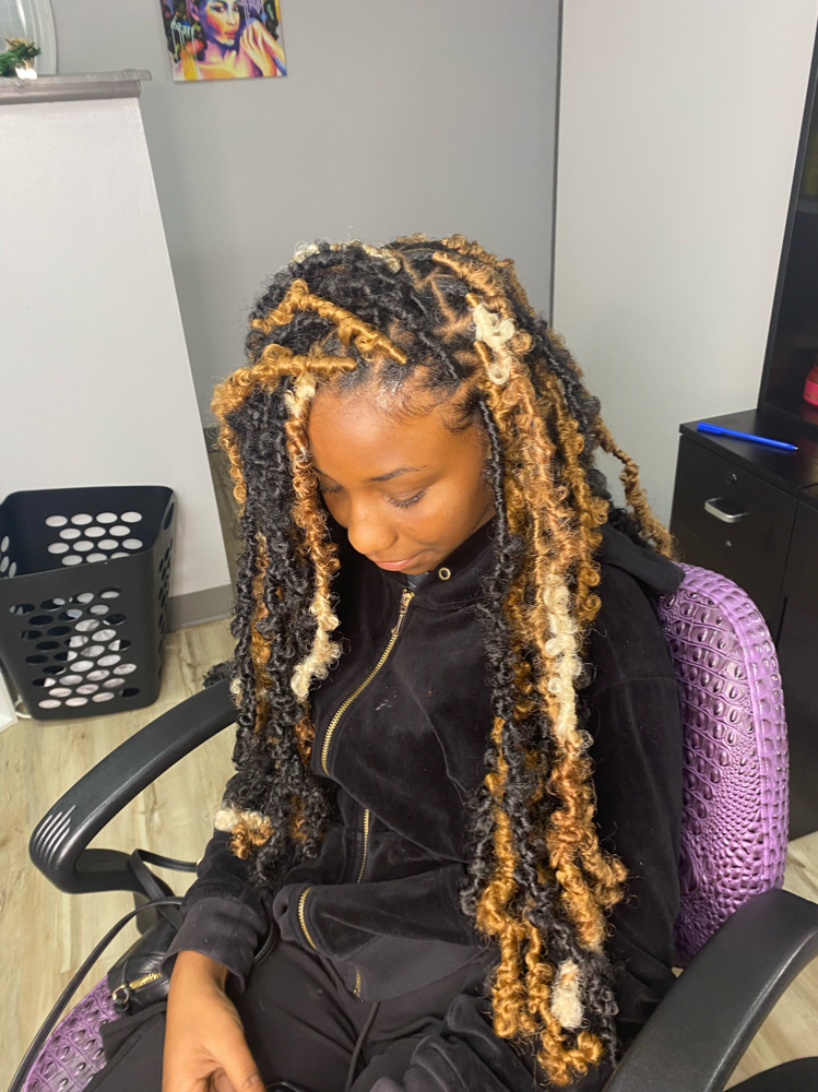 Hand-made Butterfly Locs (long)