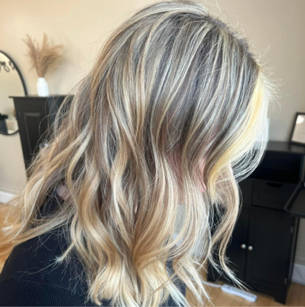 Partial highlight at Hair_by.Kristina in Fayetteville, NC