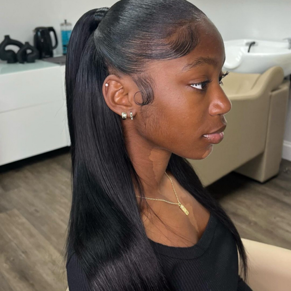 Half Up/Half Down at Girl Co. Hair Collection in Houston, TX