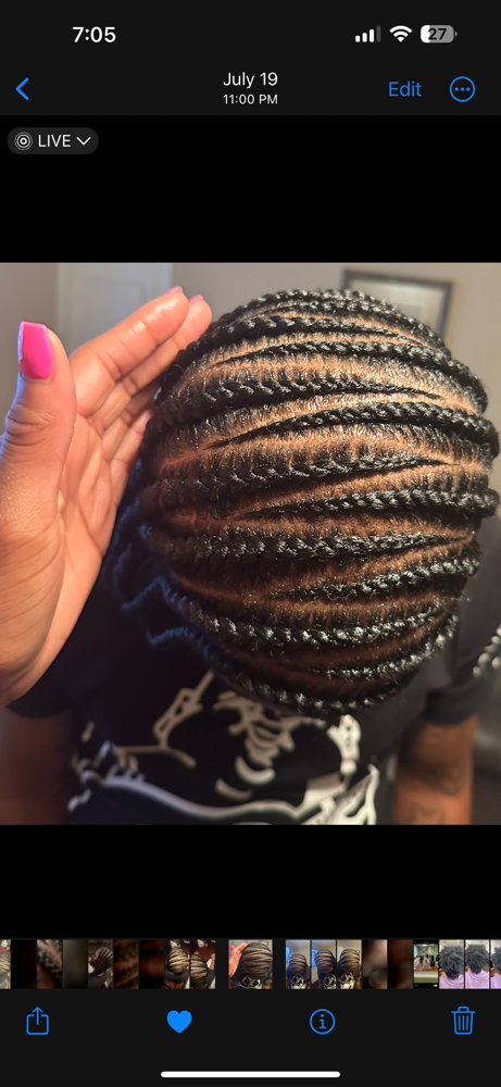 Mens Design Braids (Full Head)