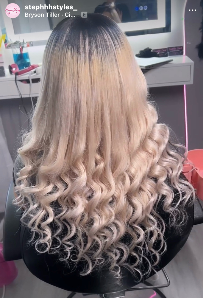 Clip Ins And Styled