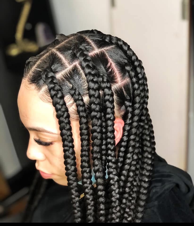 Knotless Braids-Large