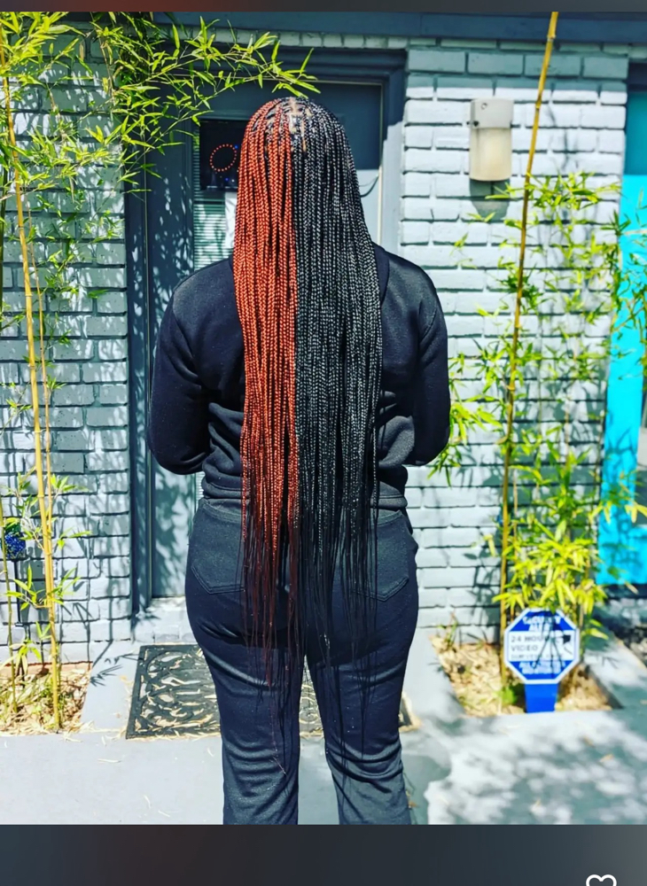 Knotless Braids Small Butt Length