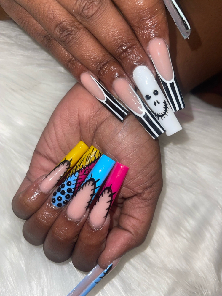 Inspiration Full Set at The Pink Nail and Spa in Lynchburg, VA