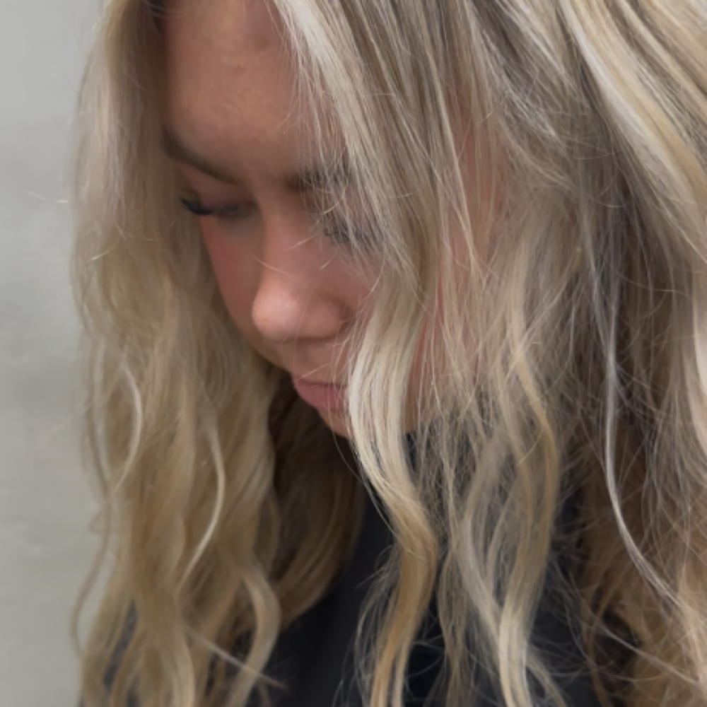 partial highlight at Ellie Hair Studio in Providence, UT