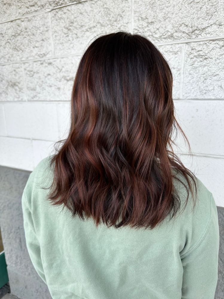 Balayage Highlights at Brandy & Co. Hair Studio in Los Alamitos, CA