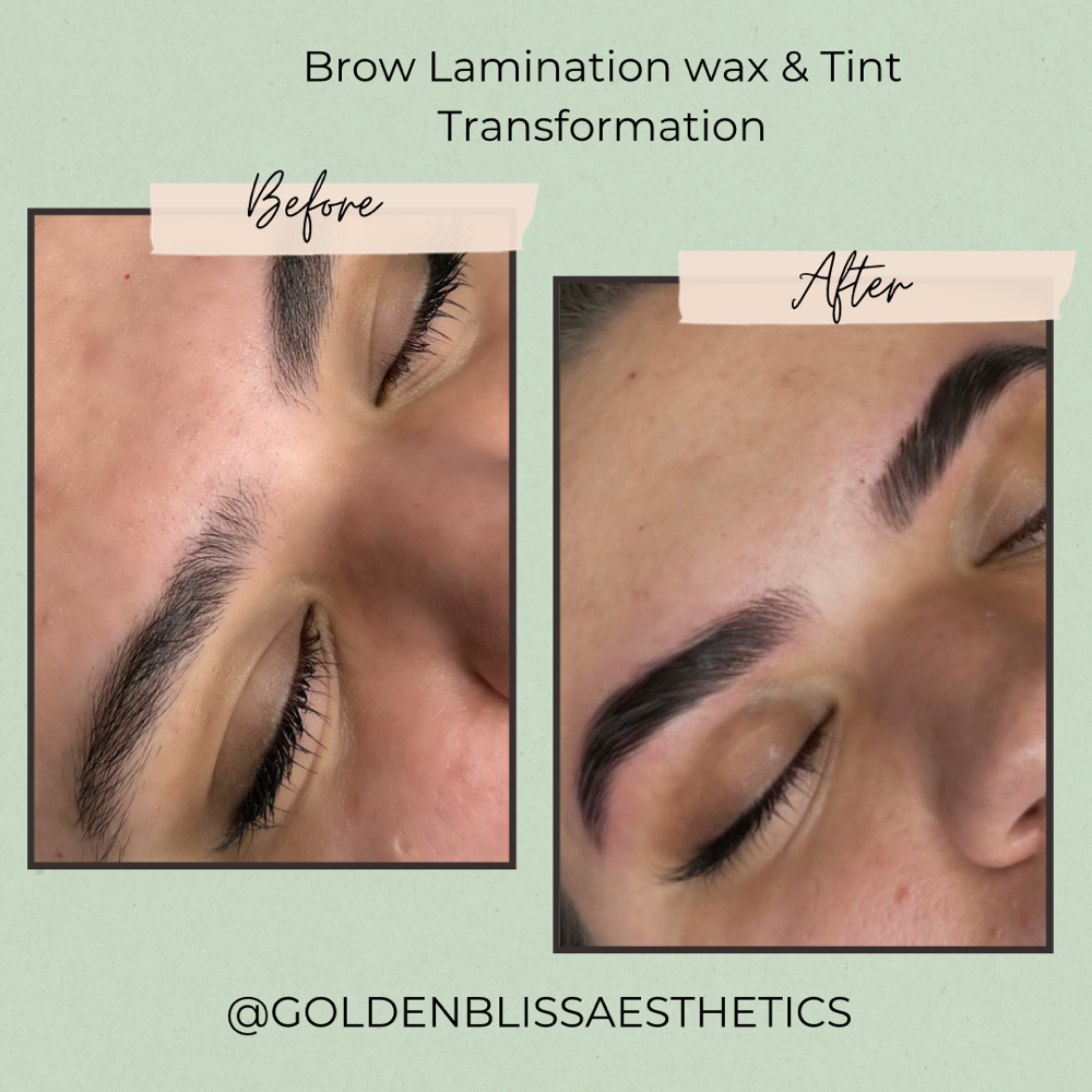 Brow Lamination & Tint