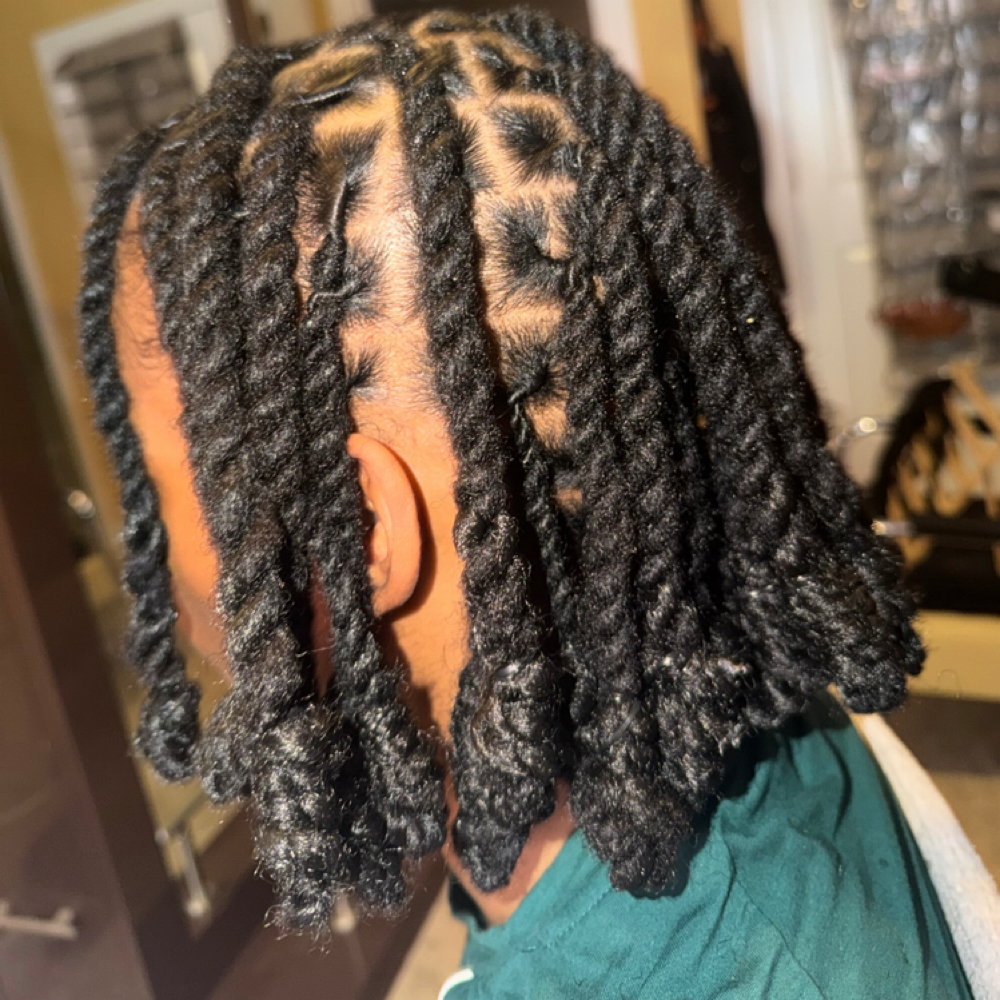 Advanced Loc Style With Extensions at Aselle Aesthetics in Wilmington, NC
