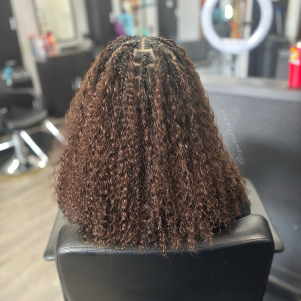 Boho Braids at Hair By Jimmie Salon & Spa in Garland, TX