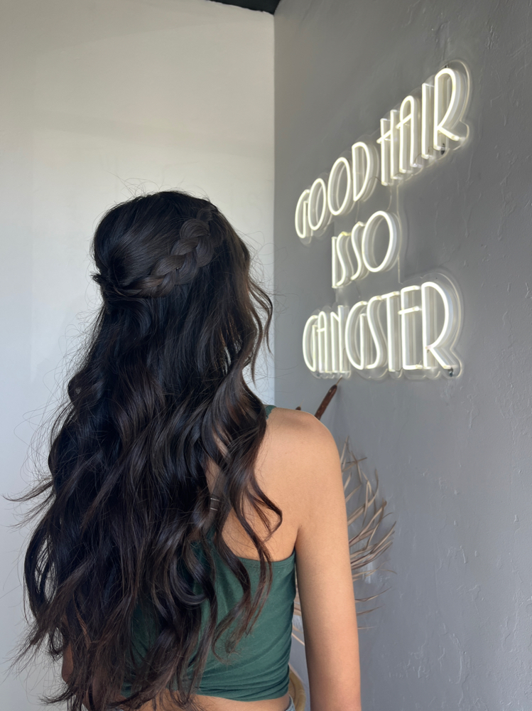 Updo/Half Up Half Down Style