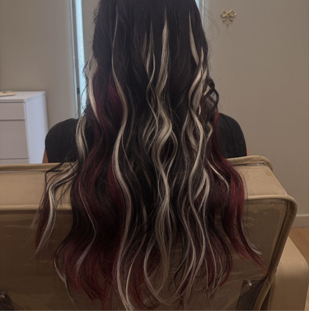 Extension Install at Crowned Collective Hair Salon in Sevierville, TN