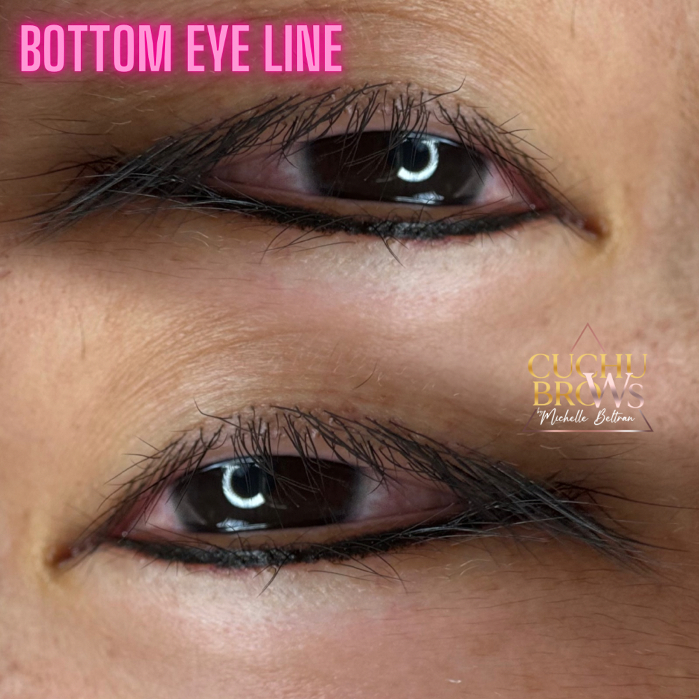 Bottom Eye Liner Tatto at Miichii Bel Brows in van nuys, CA