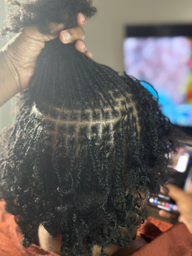 Micro Twist Loc Natural ($75 Deposit)