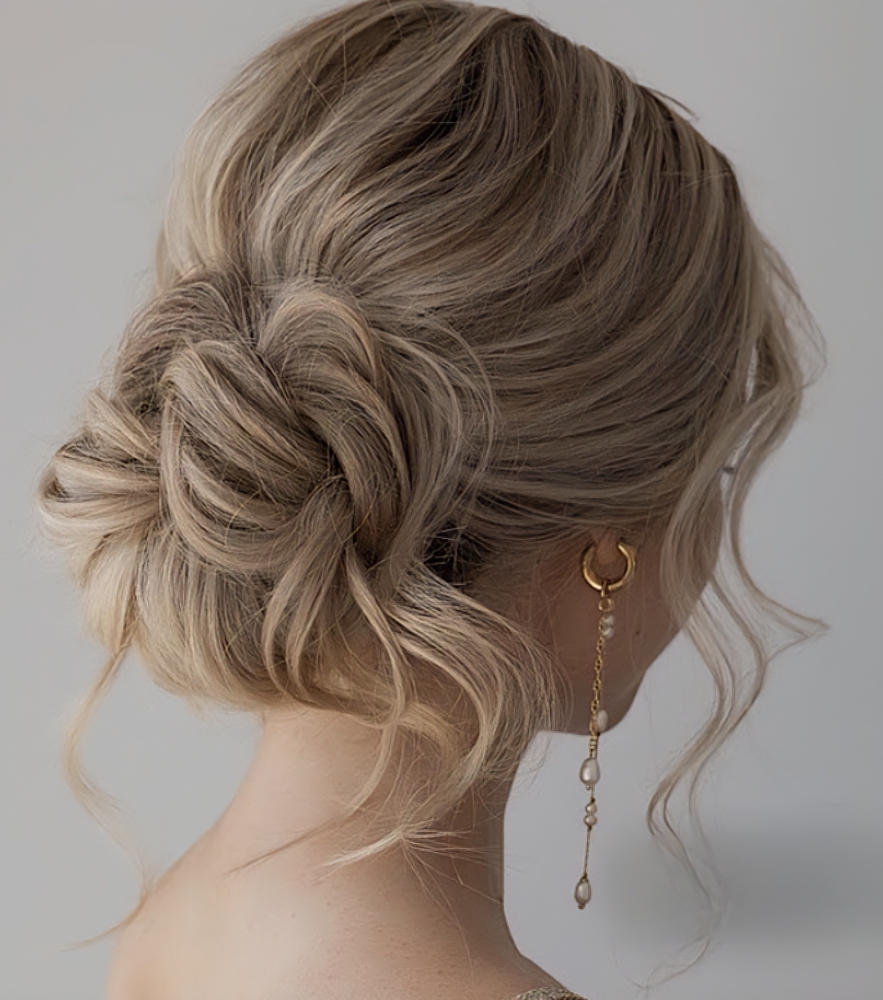 Hair Updo Styling