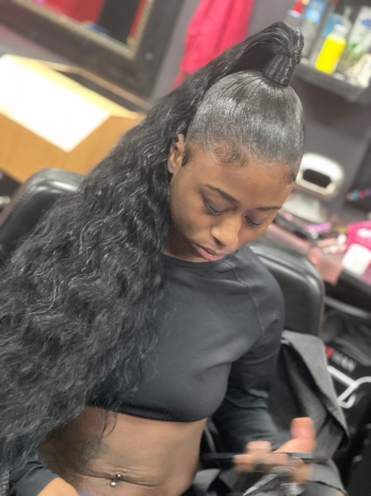 Ponytail🗣️No Swoops‼️