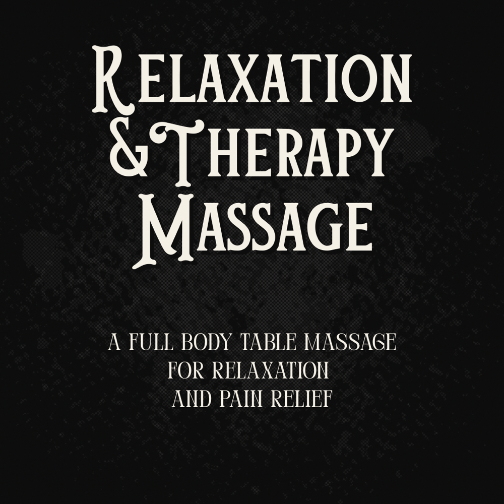 Relaxation & Therapeutic Massage