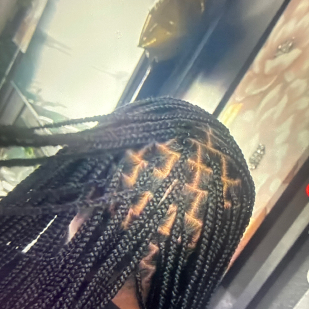 Small Knotless Braids Or Box Braids at KENNIES CREATIONS in Winston Salem, NC