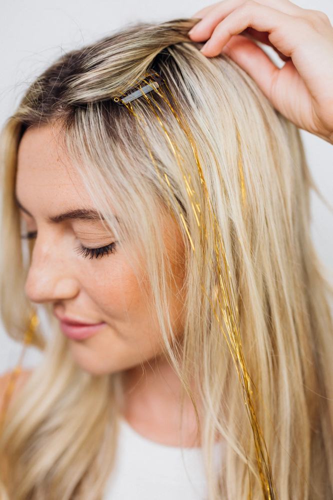 Tinsel application