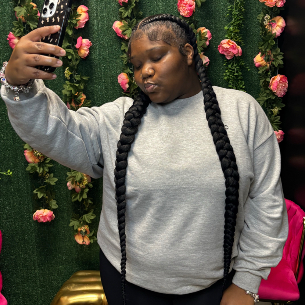 Two Braids at Grow Wit Lo in Columbus, GA