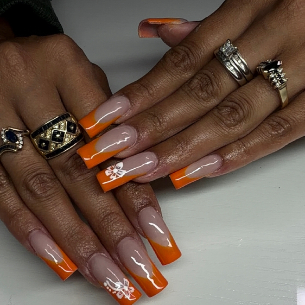 Acrylic Long Full Set at Upgradebyjas in Fairfield, CA