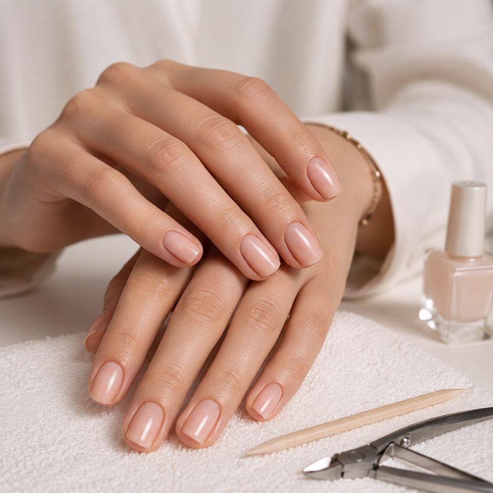 Russian Manicure at HIKARA beauty studio in Gaithersburg, MD