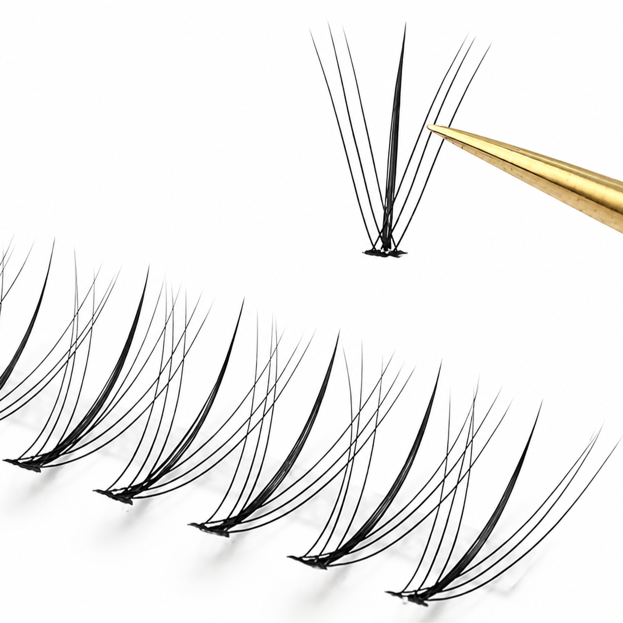 Temporary Cluster Lash Application at Breeze Spa in Myrtle Beach, SC